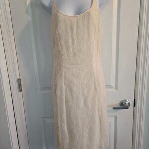 Peggy Jennings Evening Dress in Ivory - Size Small